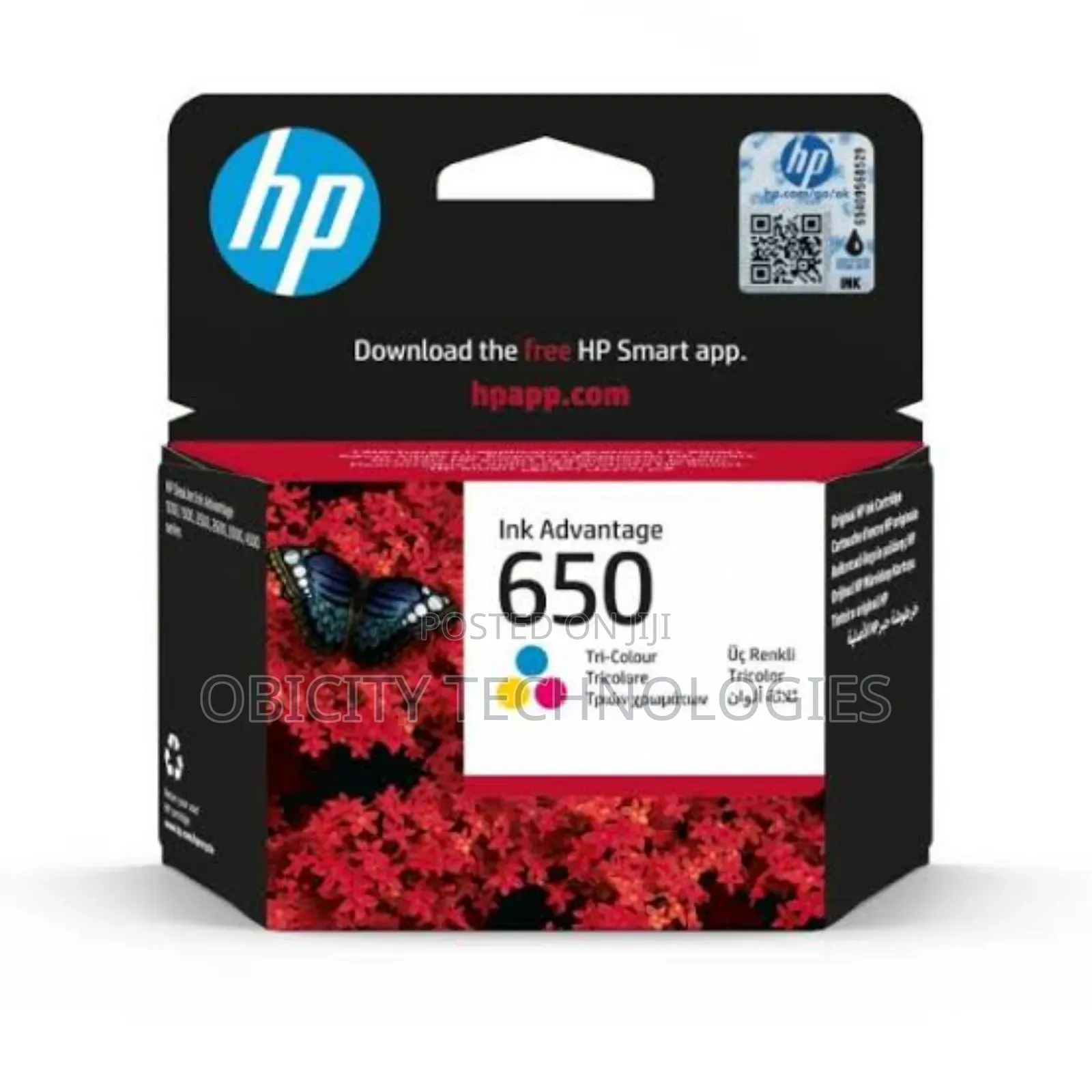 HP 650 Color Ink Cartridge