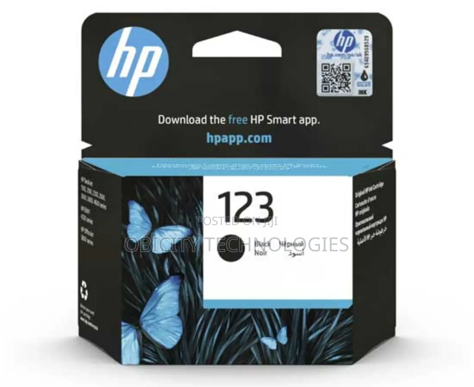 Hp 123 Black Ink Cartridge