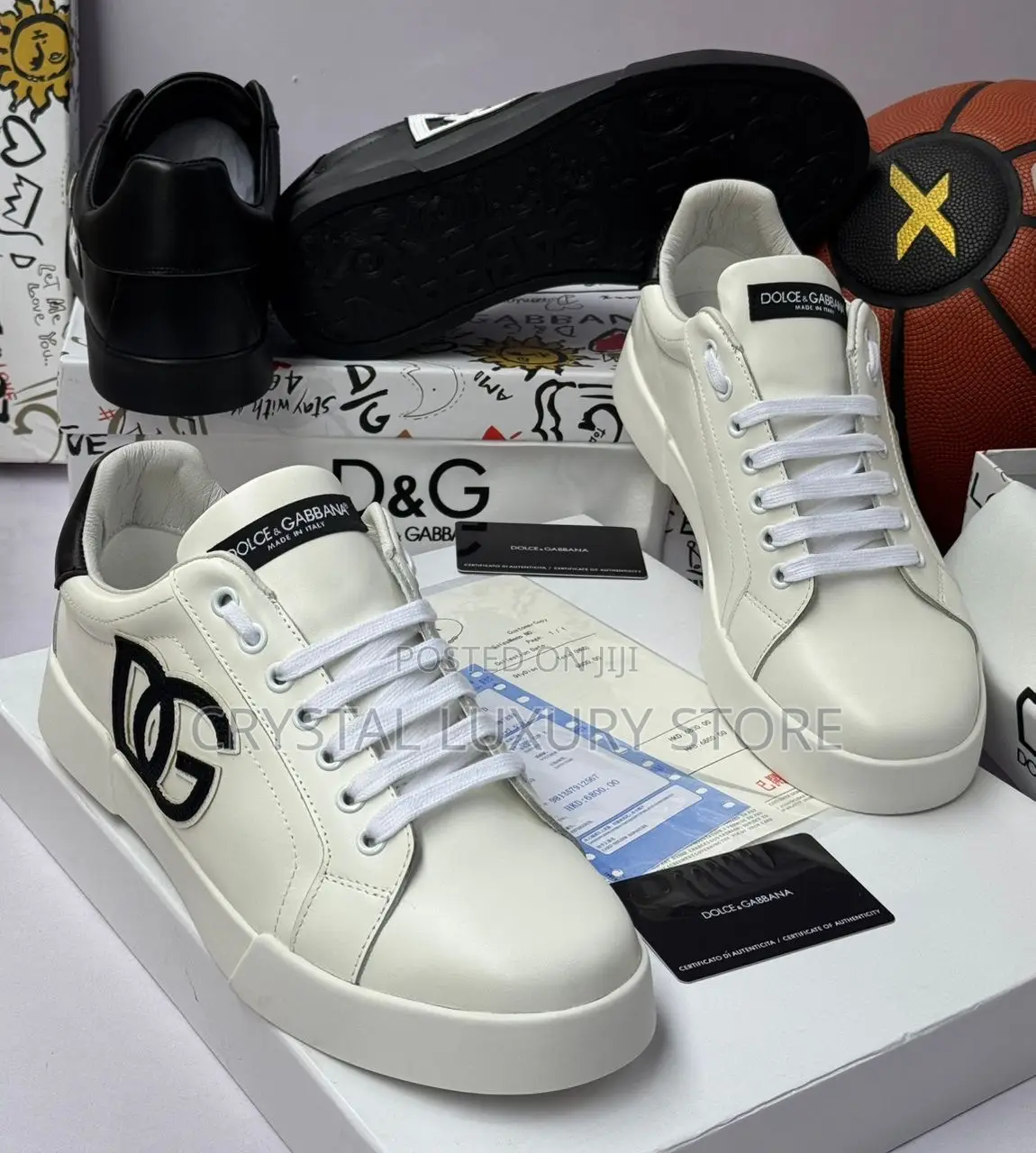 Dolce Gabbana Quality Luxury Men Genuine Sneakers