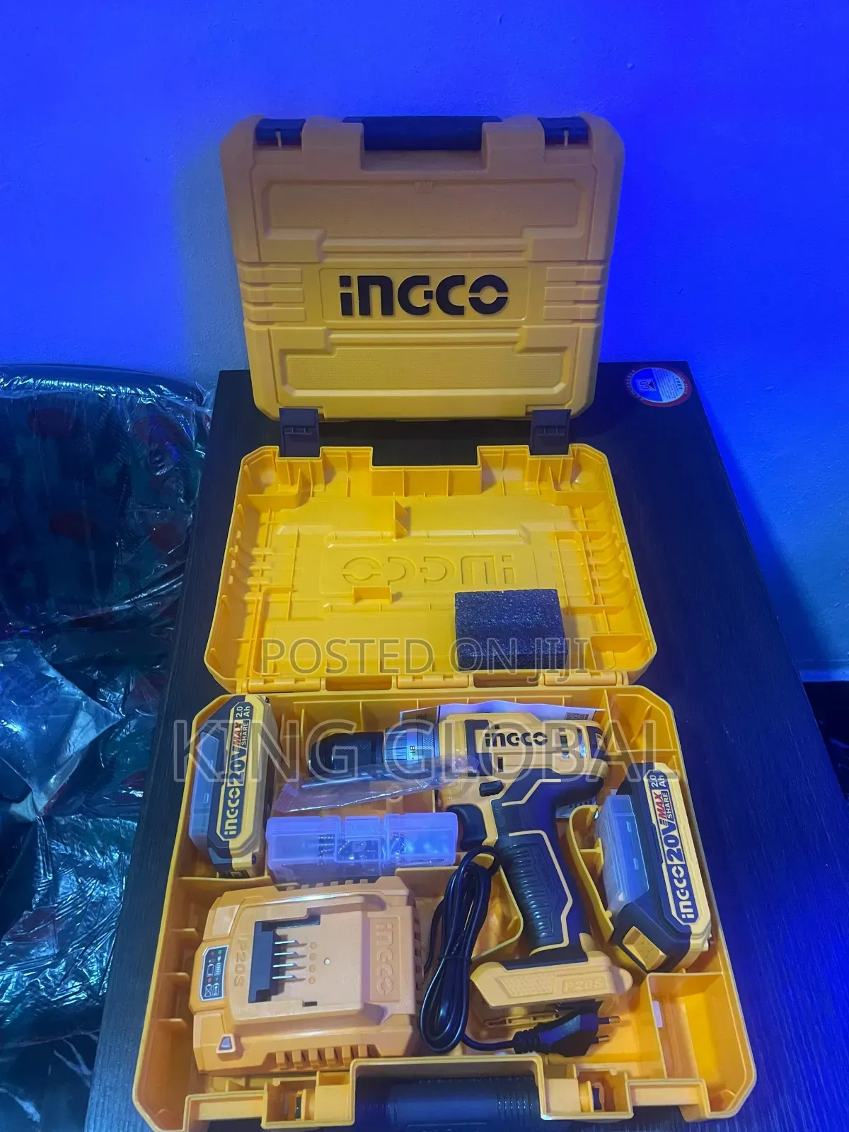 INGCO 20V Lithium-Lon Brushless Impact Drill CIDLI20508