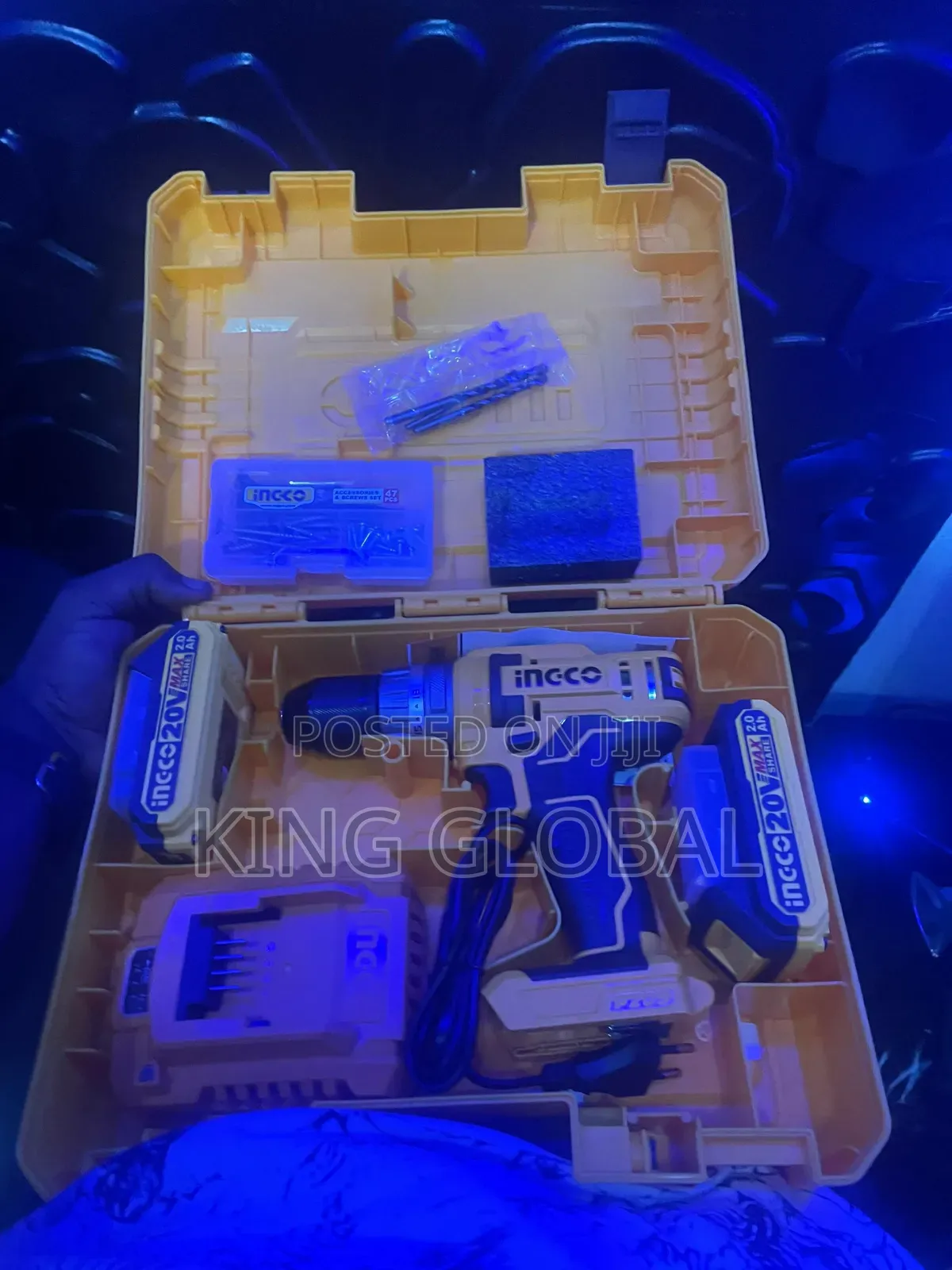 INGCO 20V Lithium-Lon Brushless Impact Drill CIDLI20508