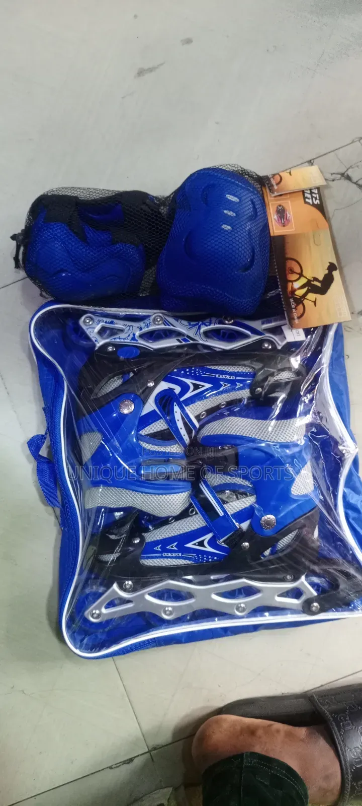 Skate Shoe and Shin Guards