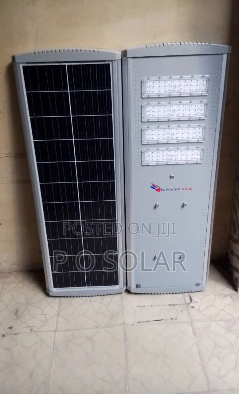 P O Pentagon 4line Industrial Solar Street Lights