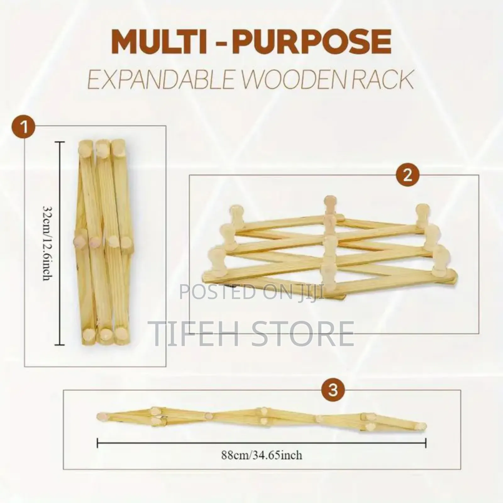 Multipurpose Wooden Hanger