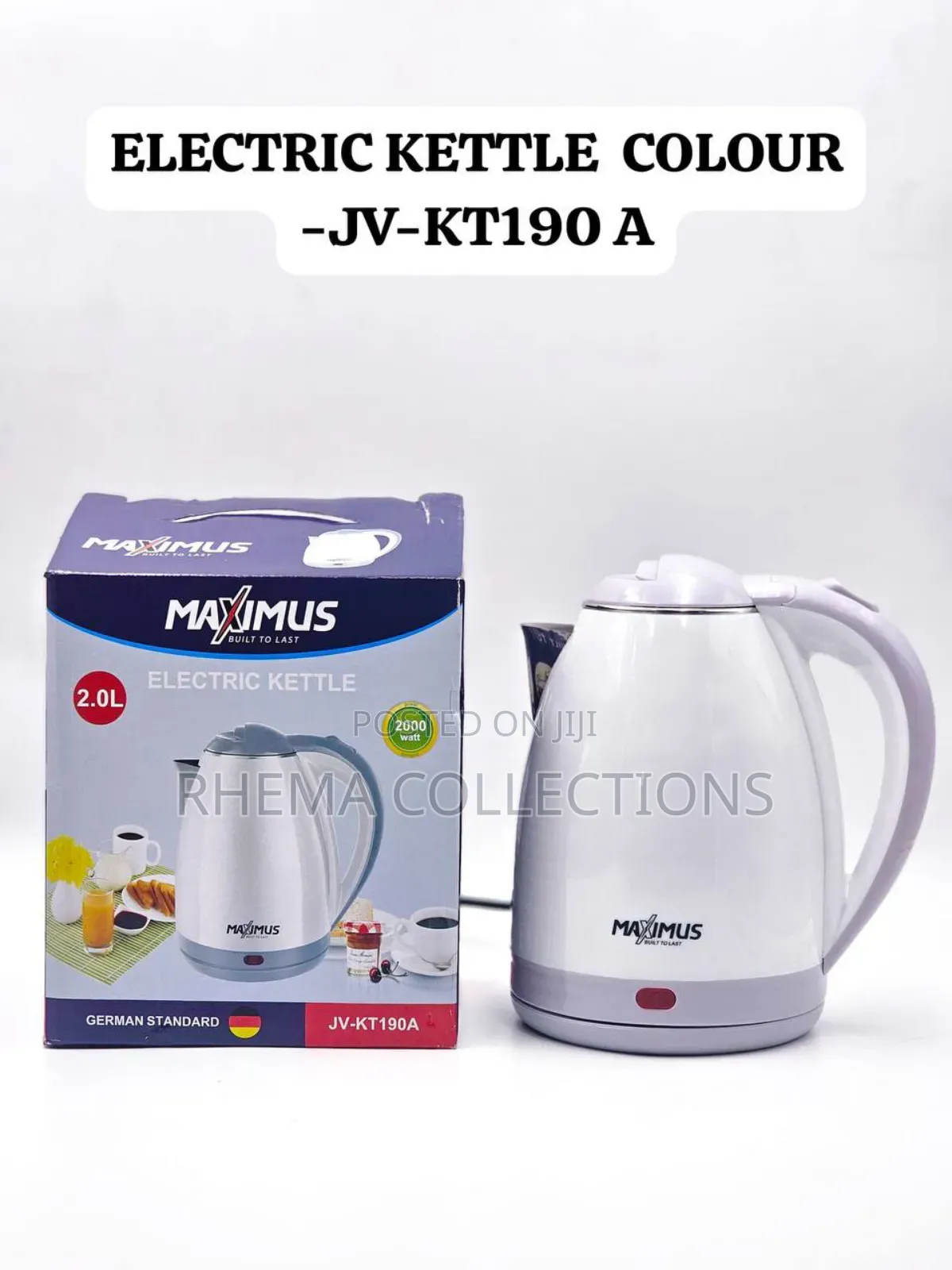 2ltr Maximus Electric Kettle Design 2(2000watt)
