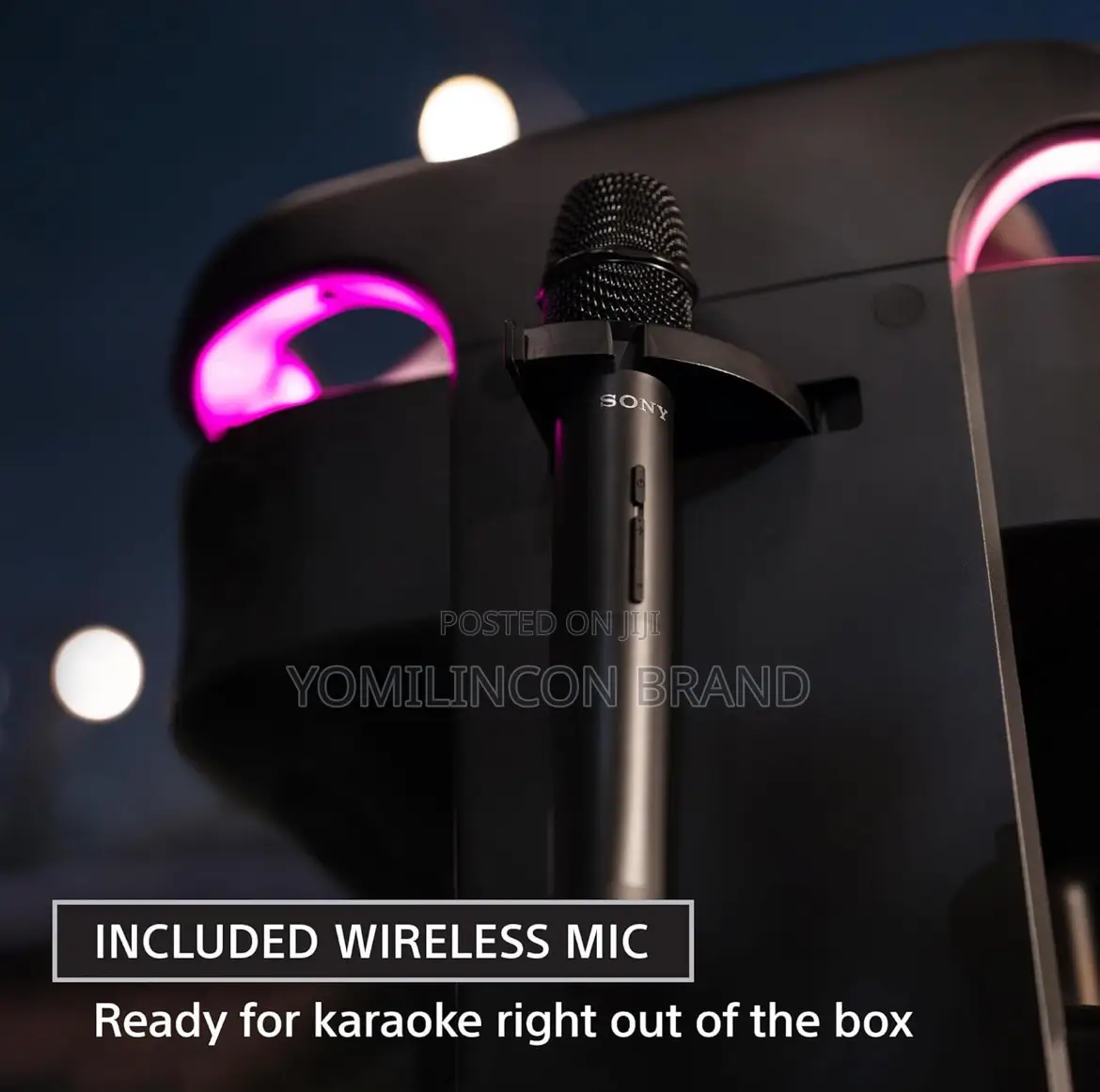 Sony Ult Tower 10 Bluetooth Karaoke Party Speaker With Power