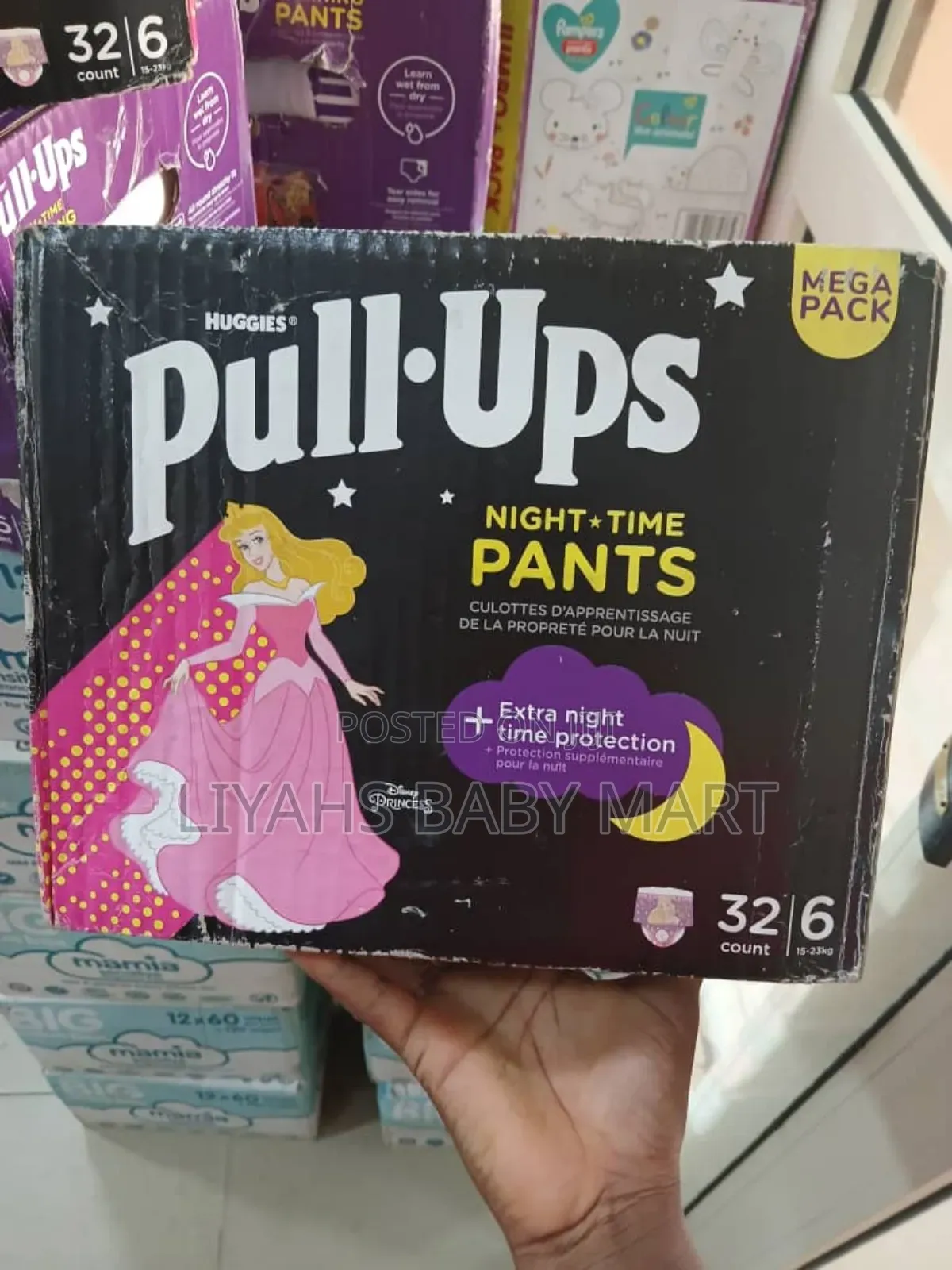 Huggies Pull Ups Training Nappy Pants Girls Night