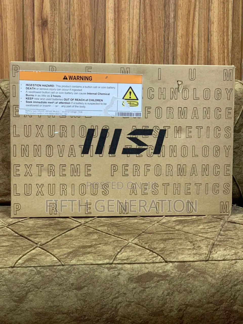 New Laptop MSI GF65 Thin 10UE 16GB Intel Core i5 SSD 512GB