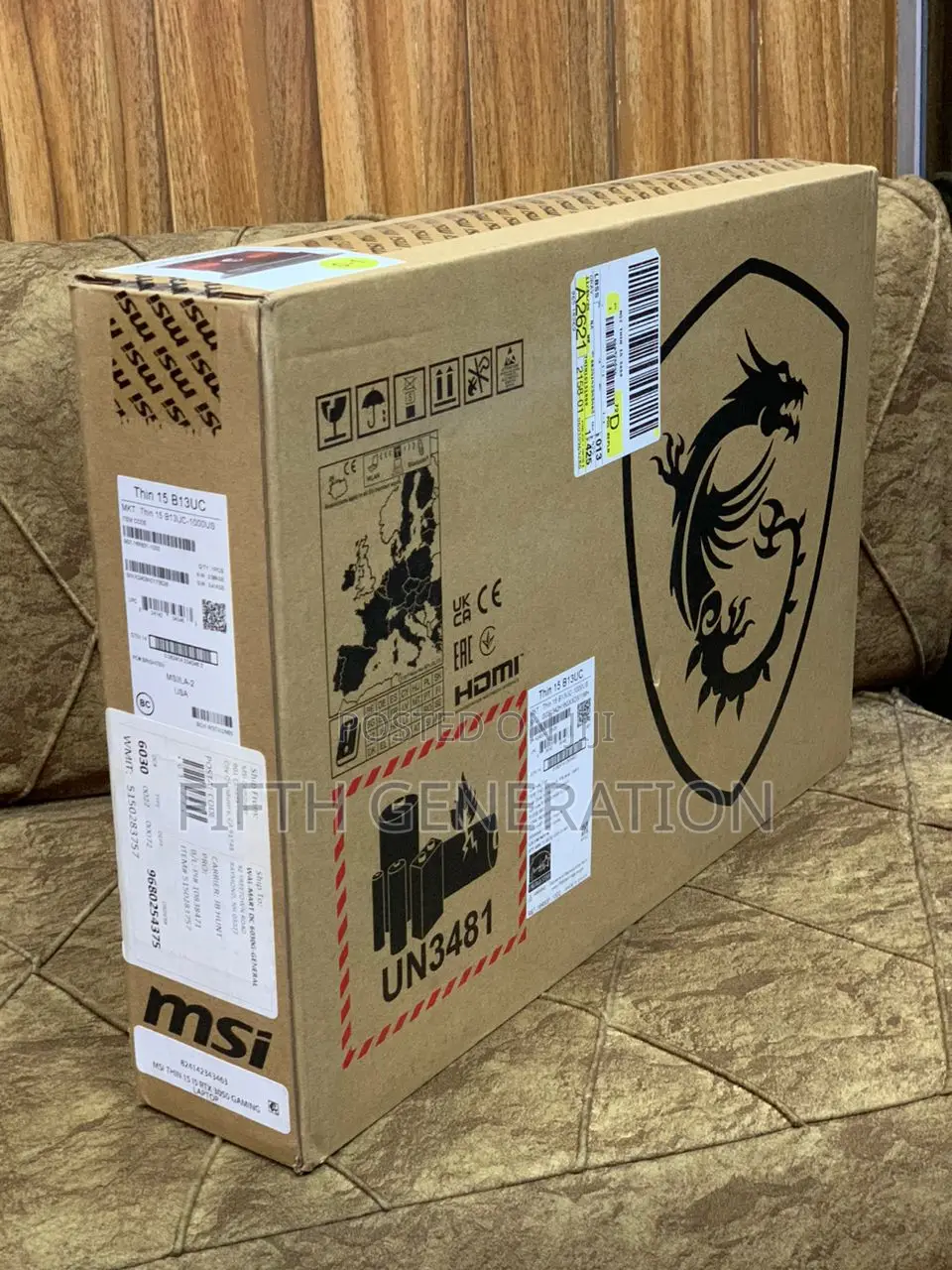 New Laptop MSI GF65 Thin 10UE 16GB Intel Core i5 SSD 512GB