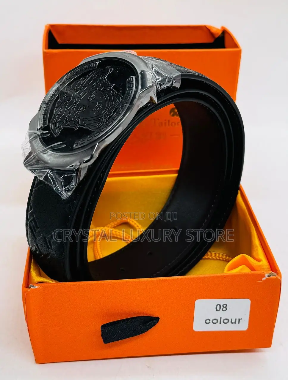 Versace Quality Luxury Men Genuine Leather Belt