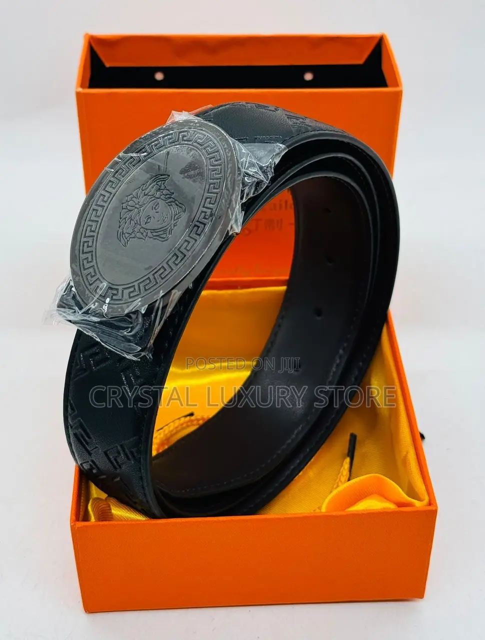 Versace Quality Luxury Men Genuine Leather Belt