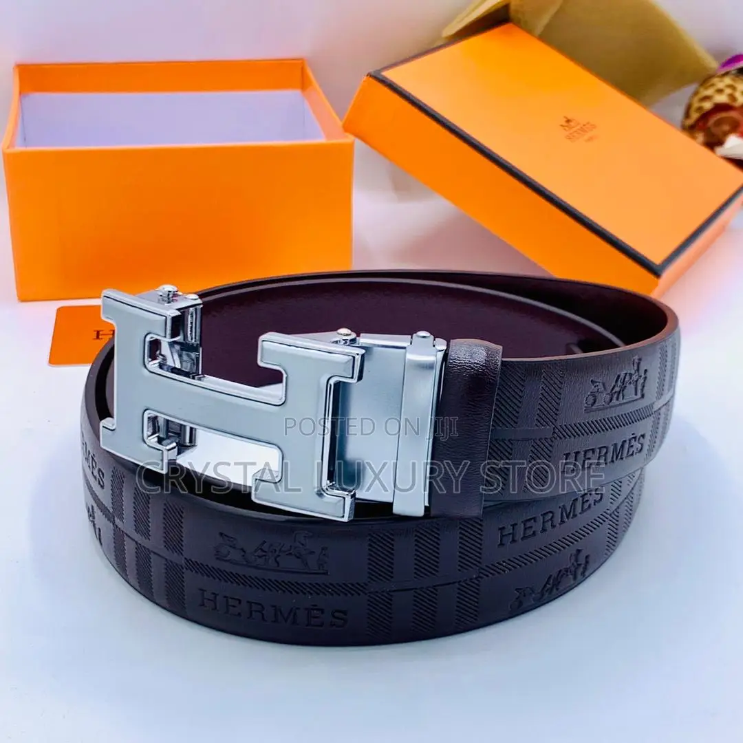 Hermes Quality Luxury Men Genuine Leather Belt