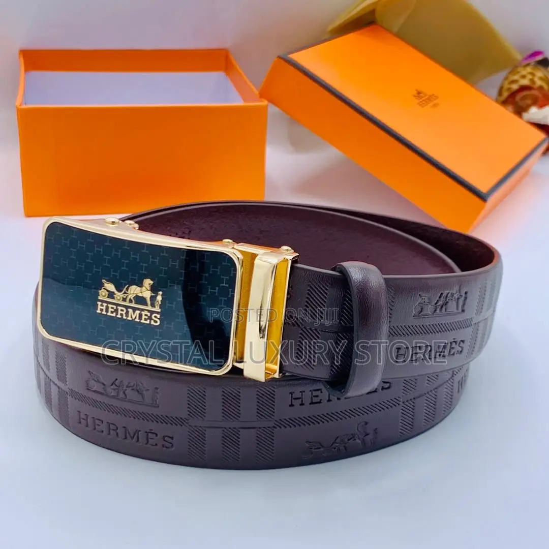 Hermes Quality Luxury Men Genuine Leather Belt