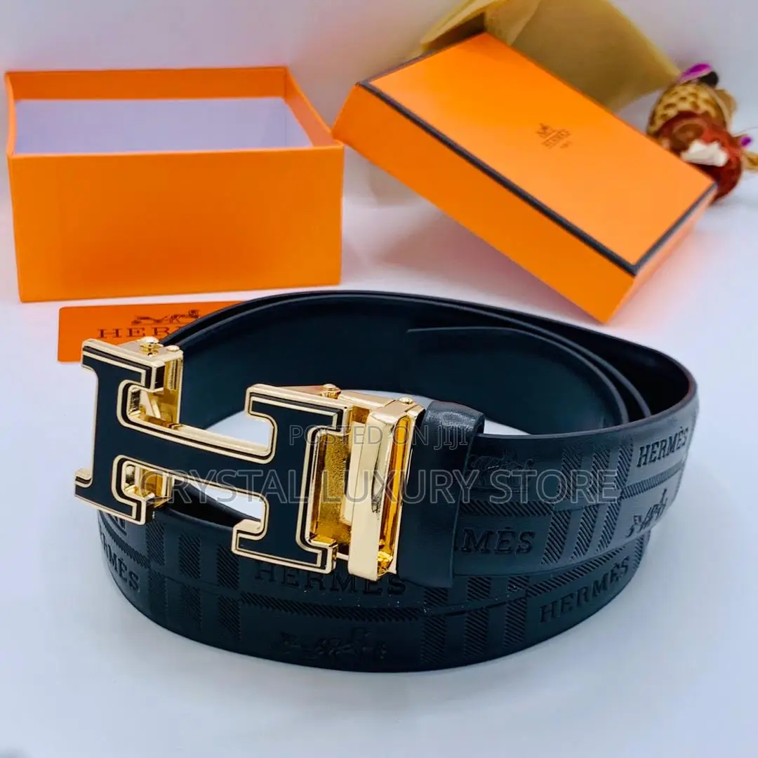 Hermes Quality Luxury Men Genuine Leather Belt