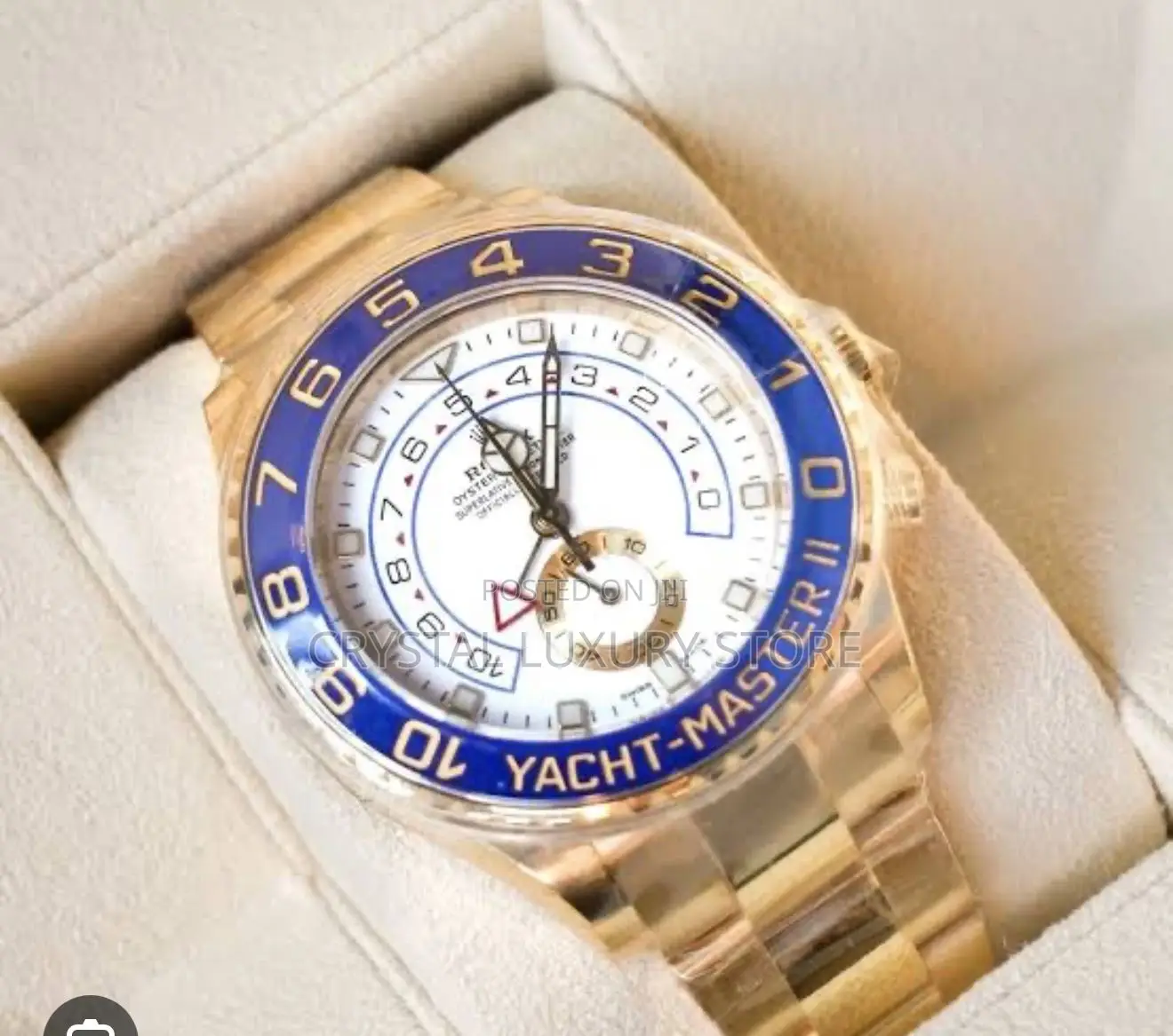 Rolex Quality Luxury Men Chain Strap Wristwatch