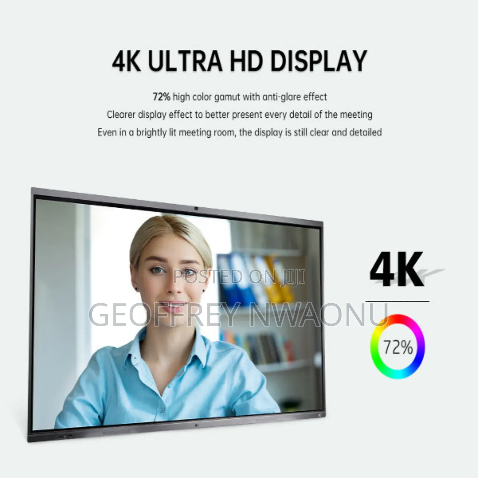 65"Riotouch UHD Flat Panel LED Touchscreen With Inbuilt OPS
