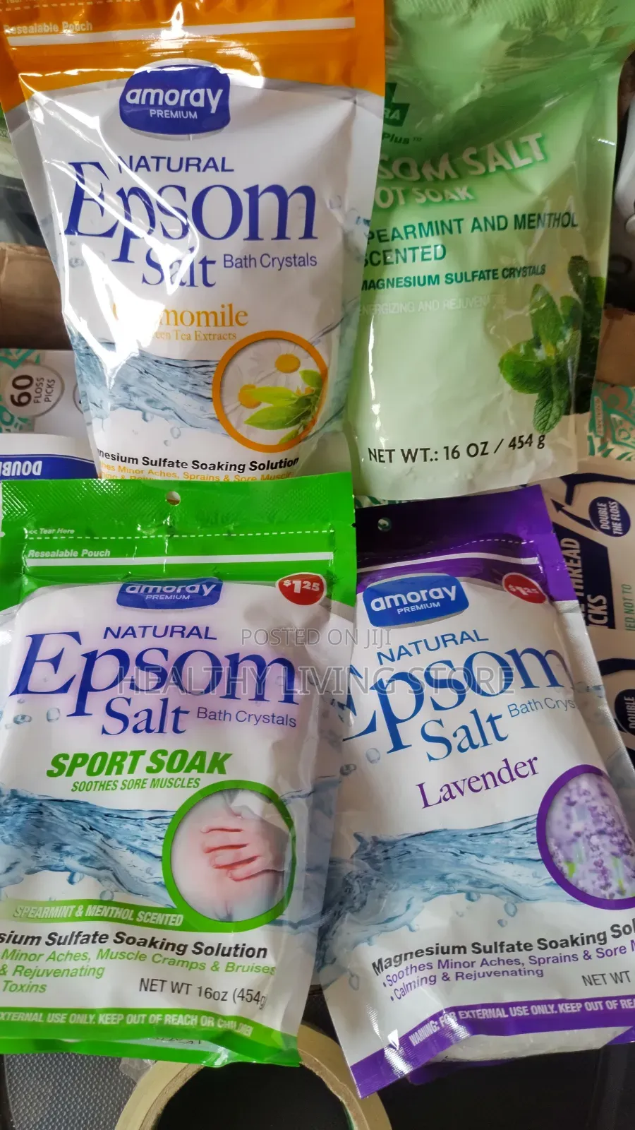 Natural Epsom Salt (454g)