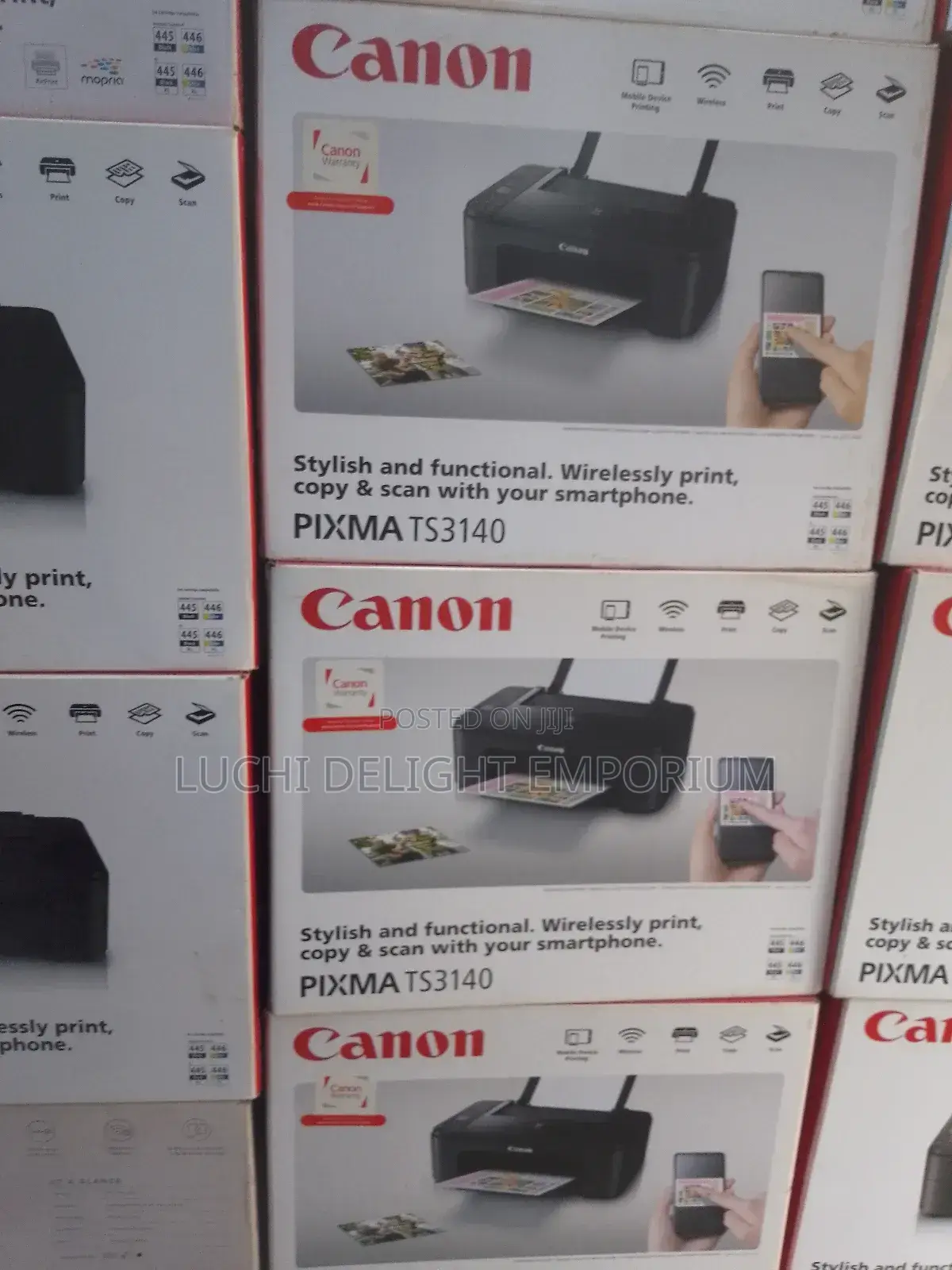 Canon Pixma Ts3140 Wireless Printer - Print, Scan and Copy