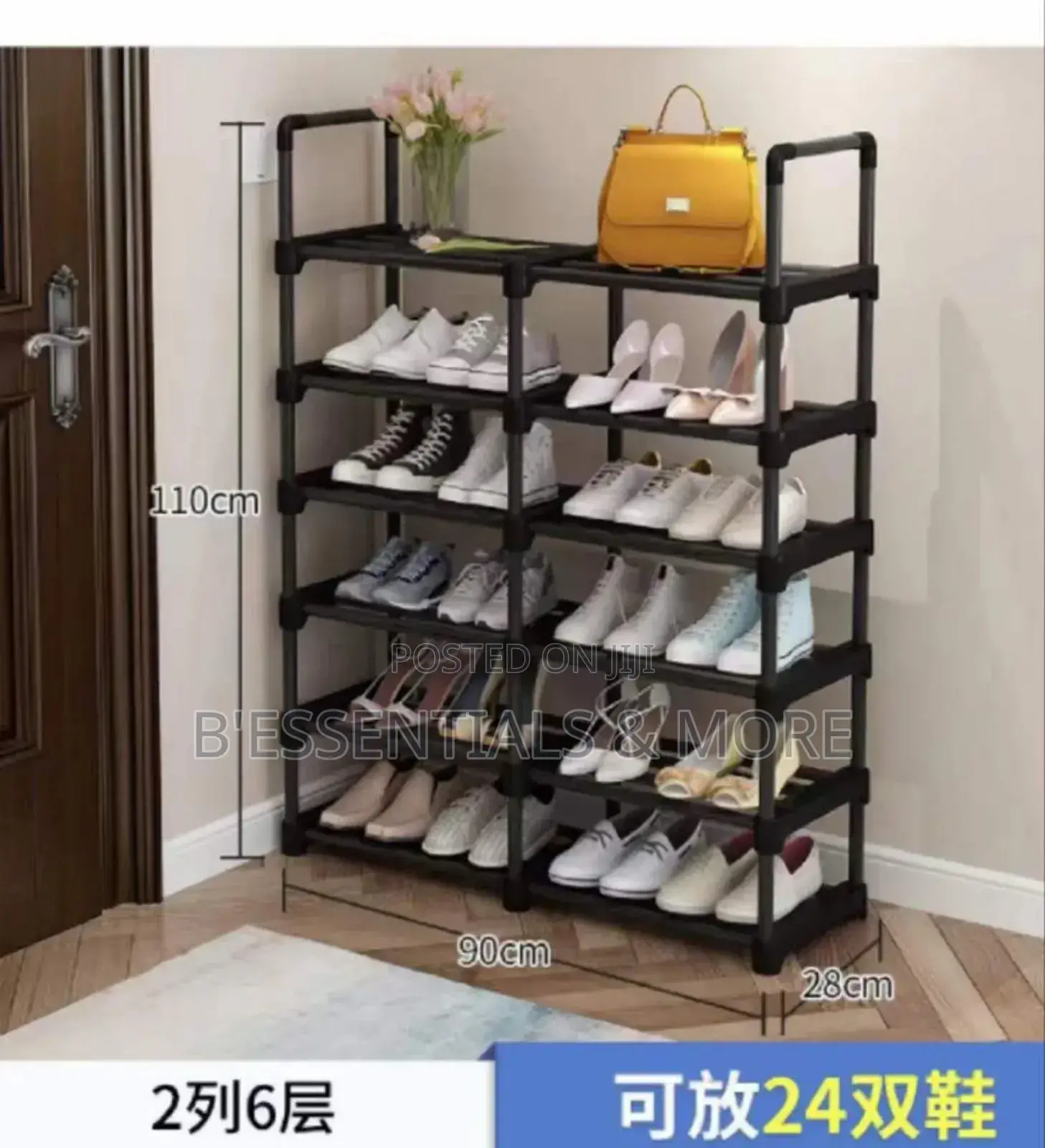 6layer Double Shoe Rack 