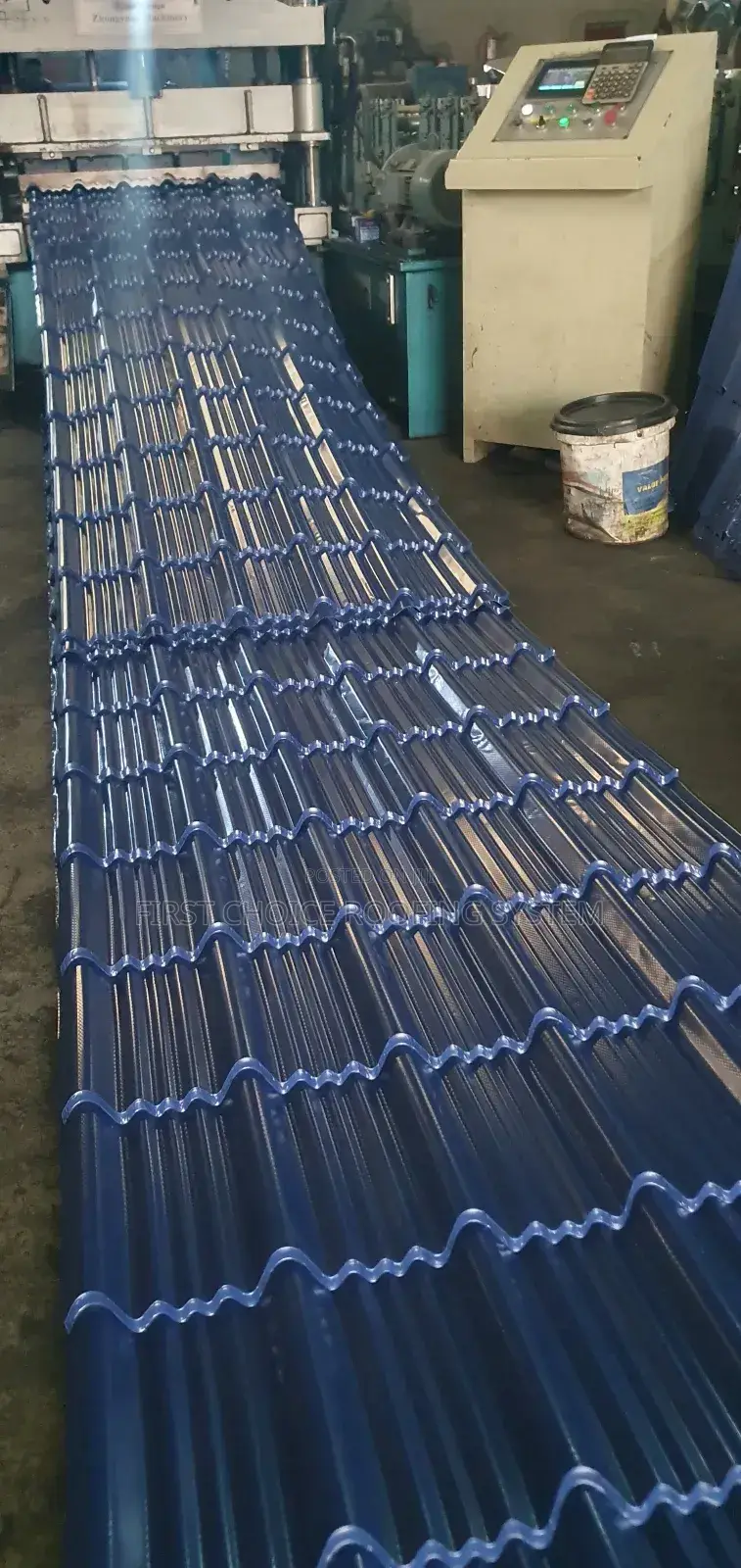 Copper Blue Steptiles Design Roofing Sheets Aluminium