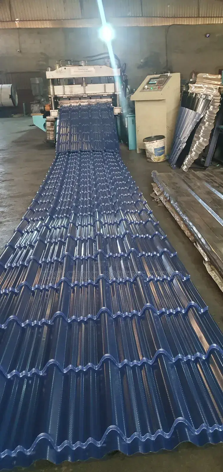 Copper Blue Steptiles Design Roofing Sheets Aluminium