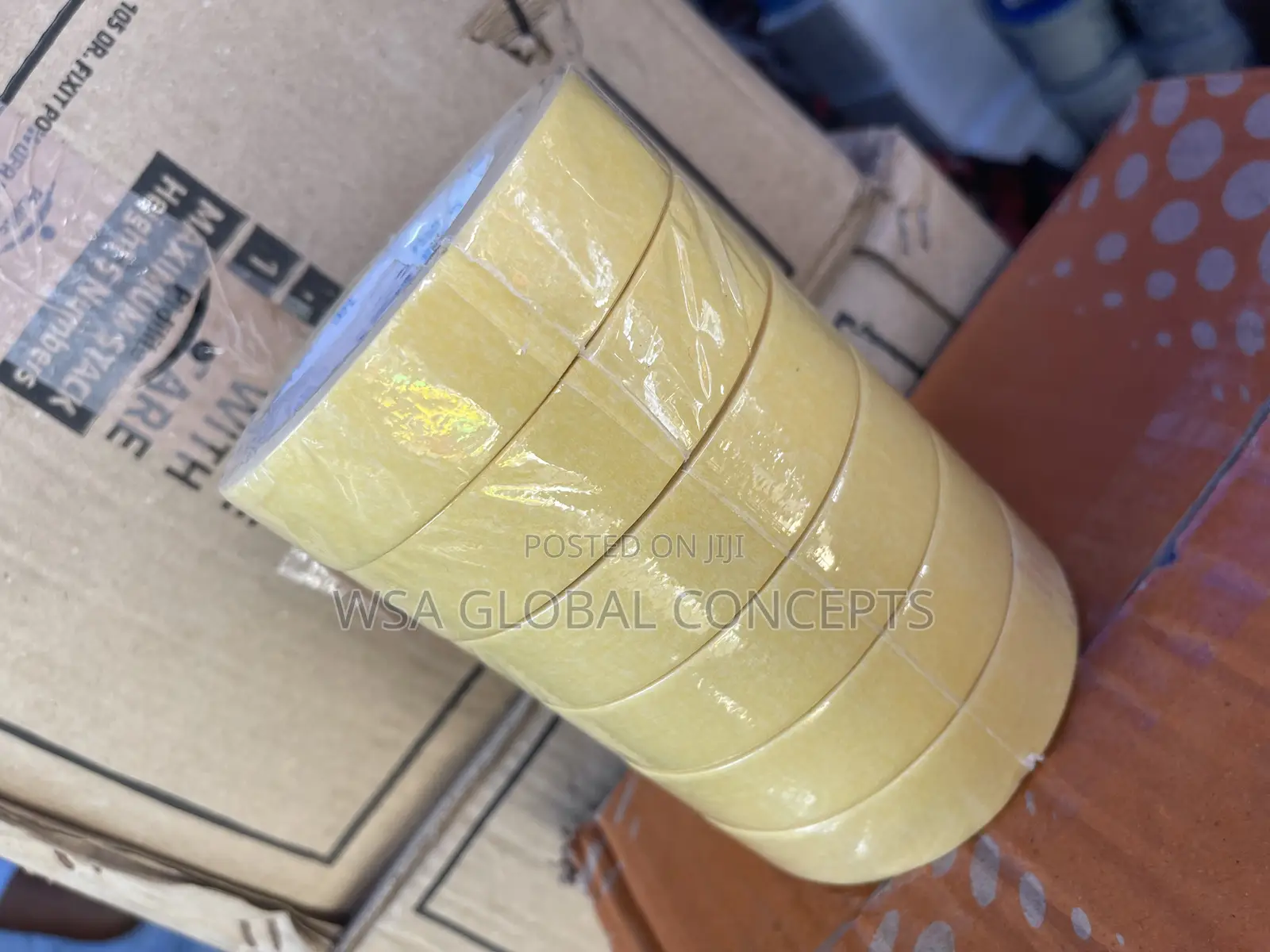 1 Rolls of 1” Abro Masking Tape 6pcs