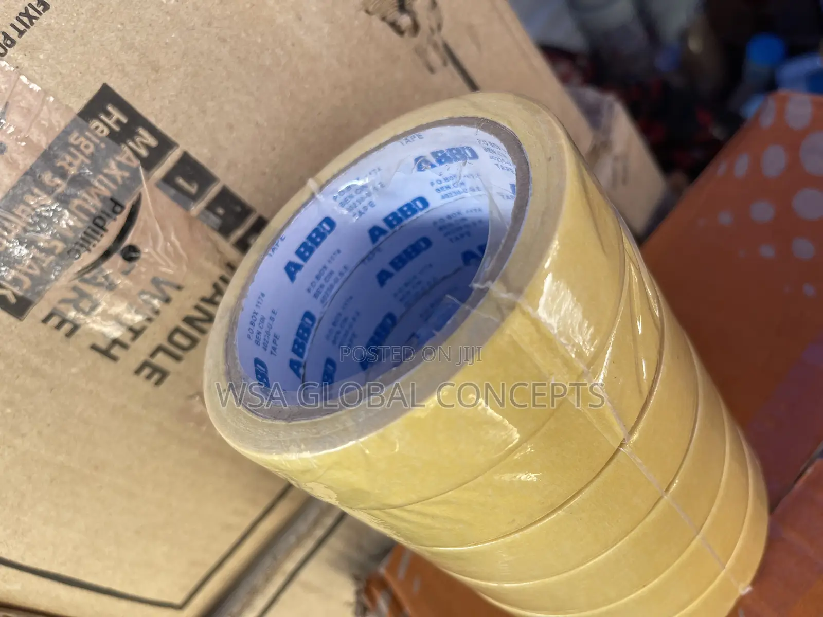 1 Rolls of 1” Abro Masking Tape 6pcs