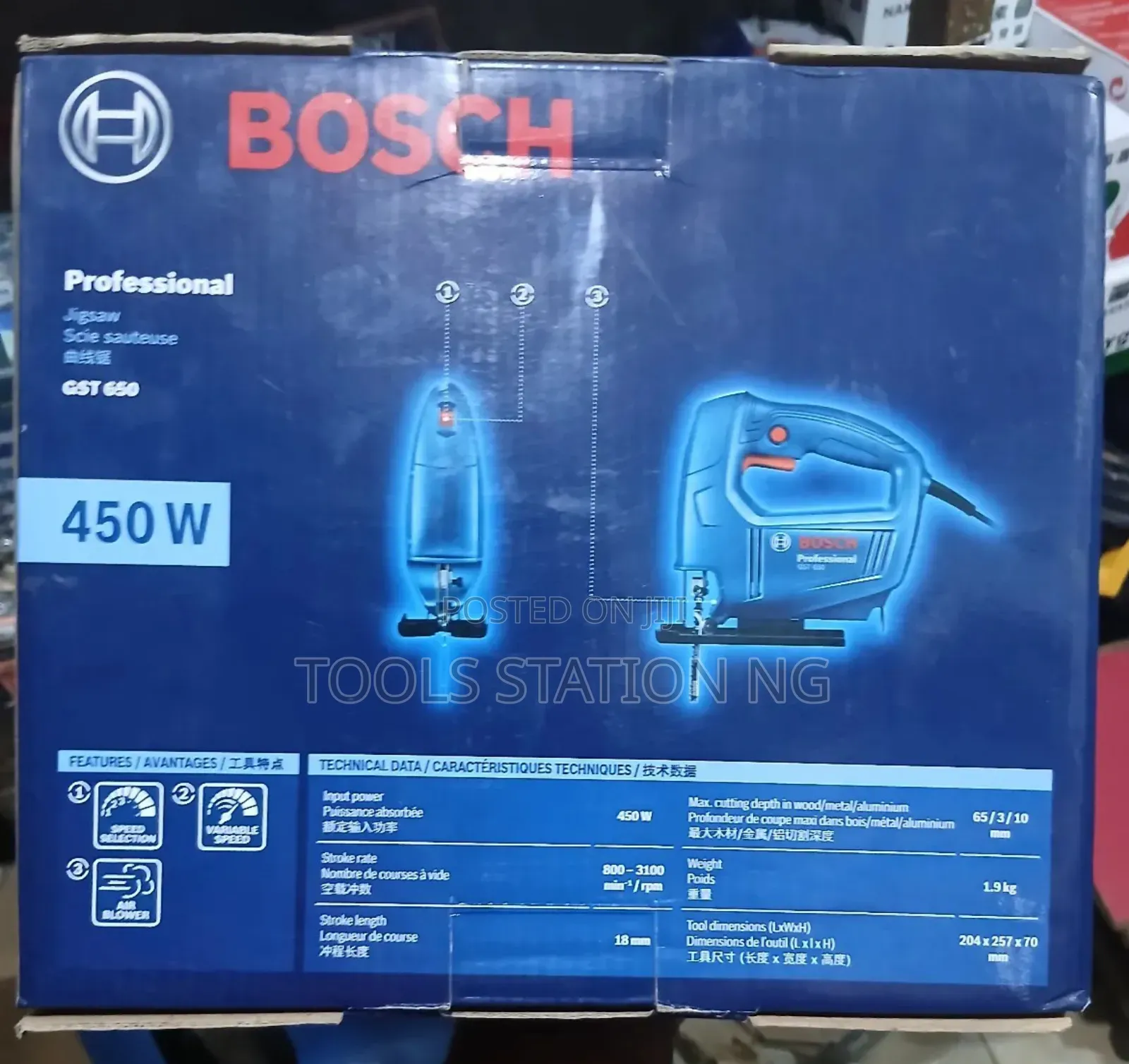 Bosch GST650 450w Jigsaw