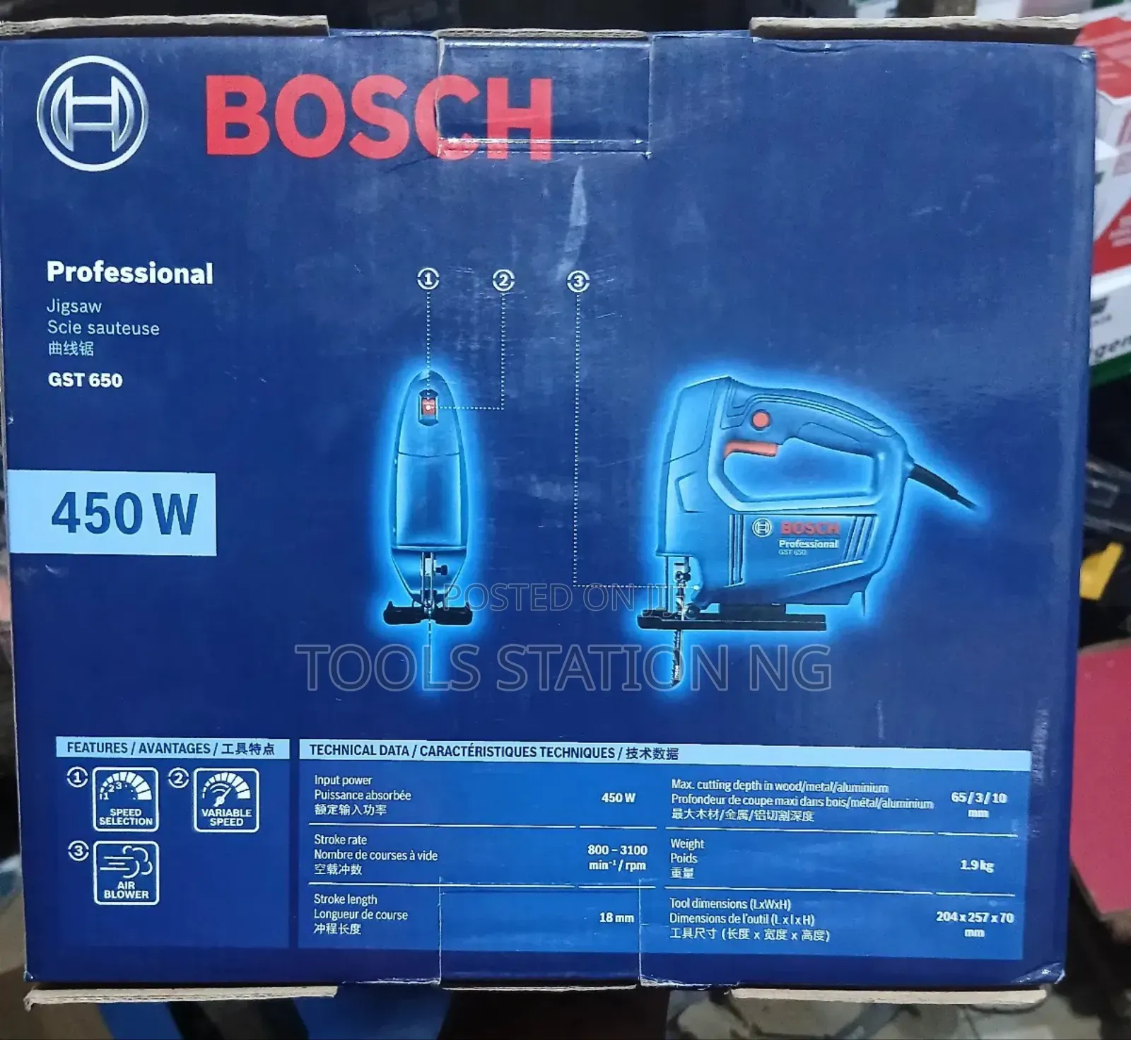 Bosch GST650 450w Jigsaw