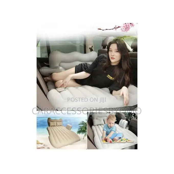 Inflatable Car Sofa With Pillows (With Automatic Pump)