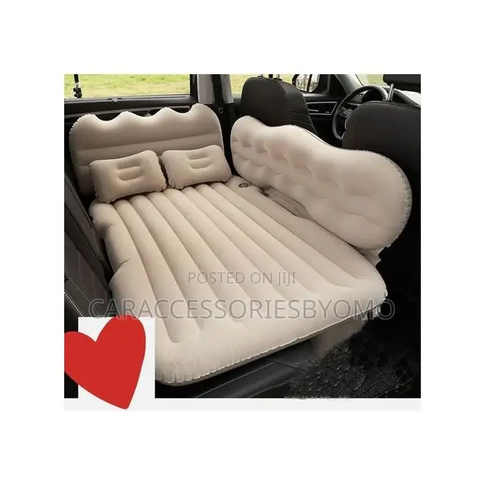 Inflatable Car Sofa With Pillows (With Automatic Pump)