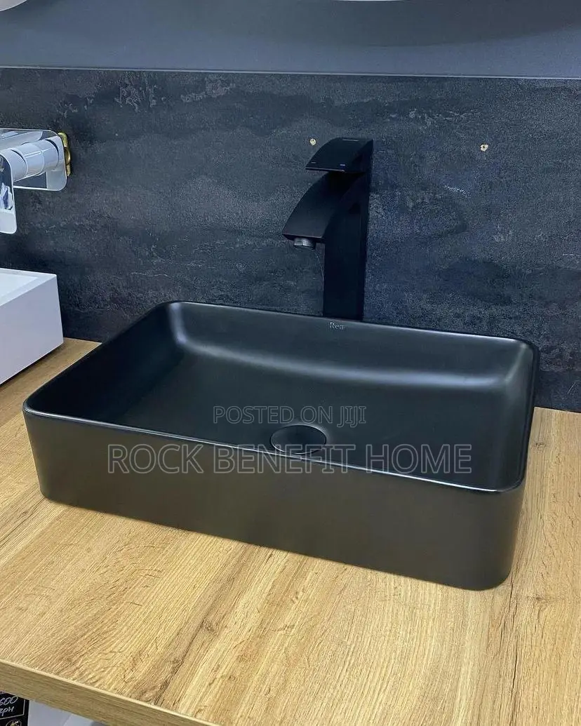 Black Cabinet Basin
