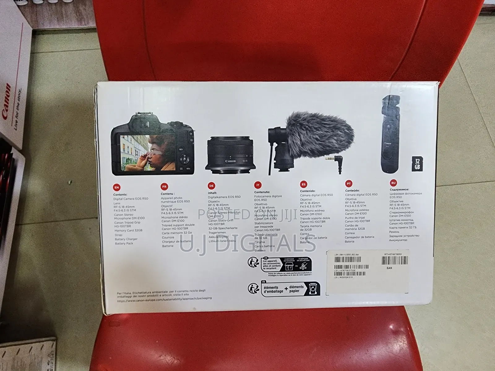 Canon Eos R50 Camera With 18-45mm Lens