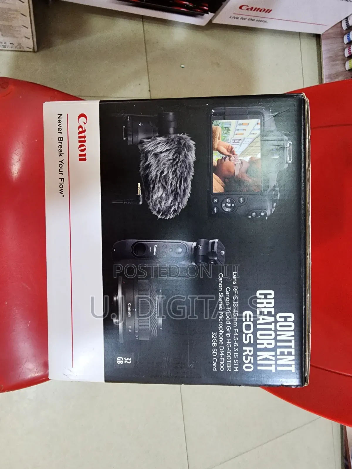 Canon Eos R50 Camera With 18-45mm Lens
