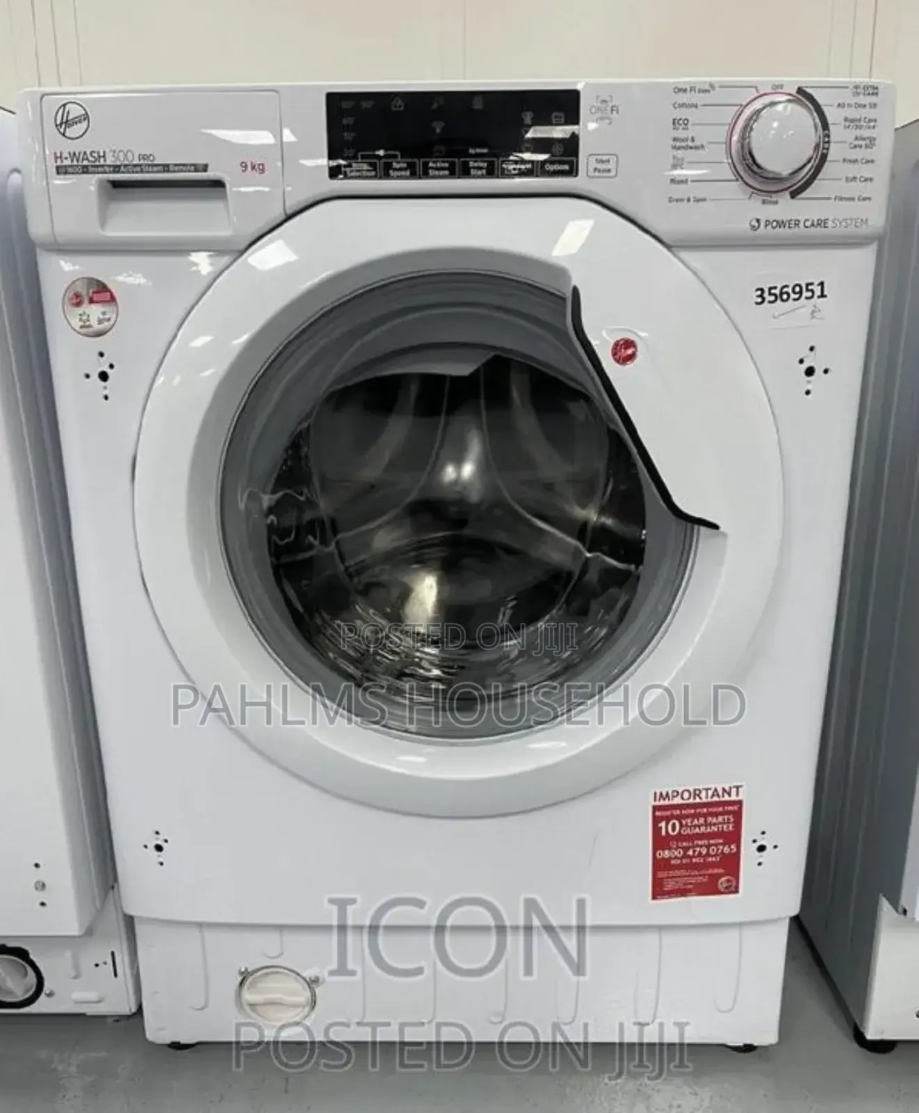 Hoover 9kg Integrated Washing Machine
