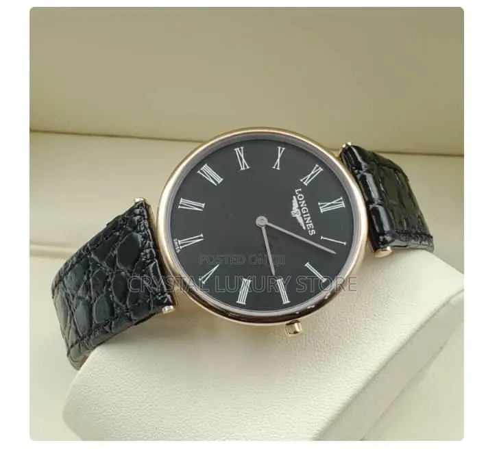 Longiness Quality Luxury Men Genuine Leather Wristwatch