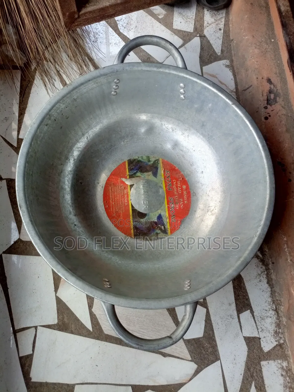 Heavy Duty Hummer Head Pan