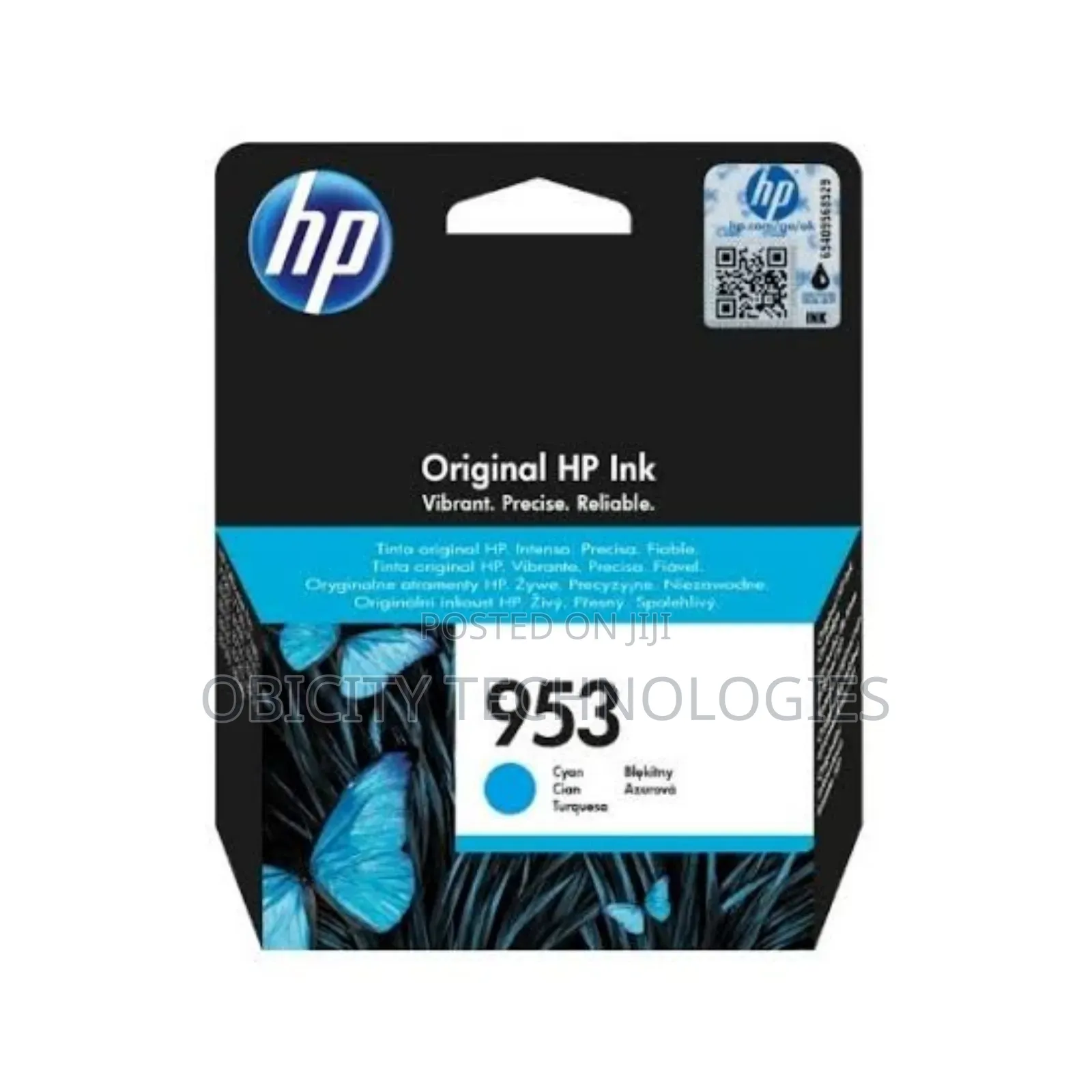 HP 953 Cyan Original Ink Cartridge