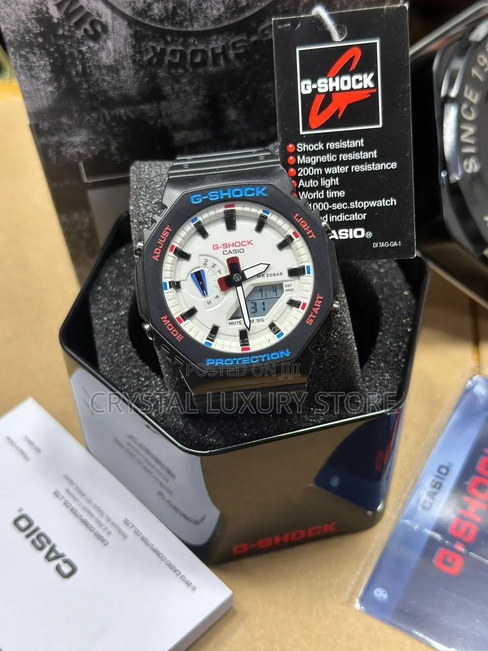 G-Shock Casio Quality Luxury Men Rubber Strap Wristwatch