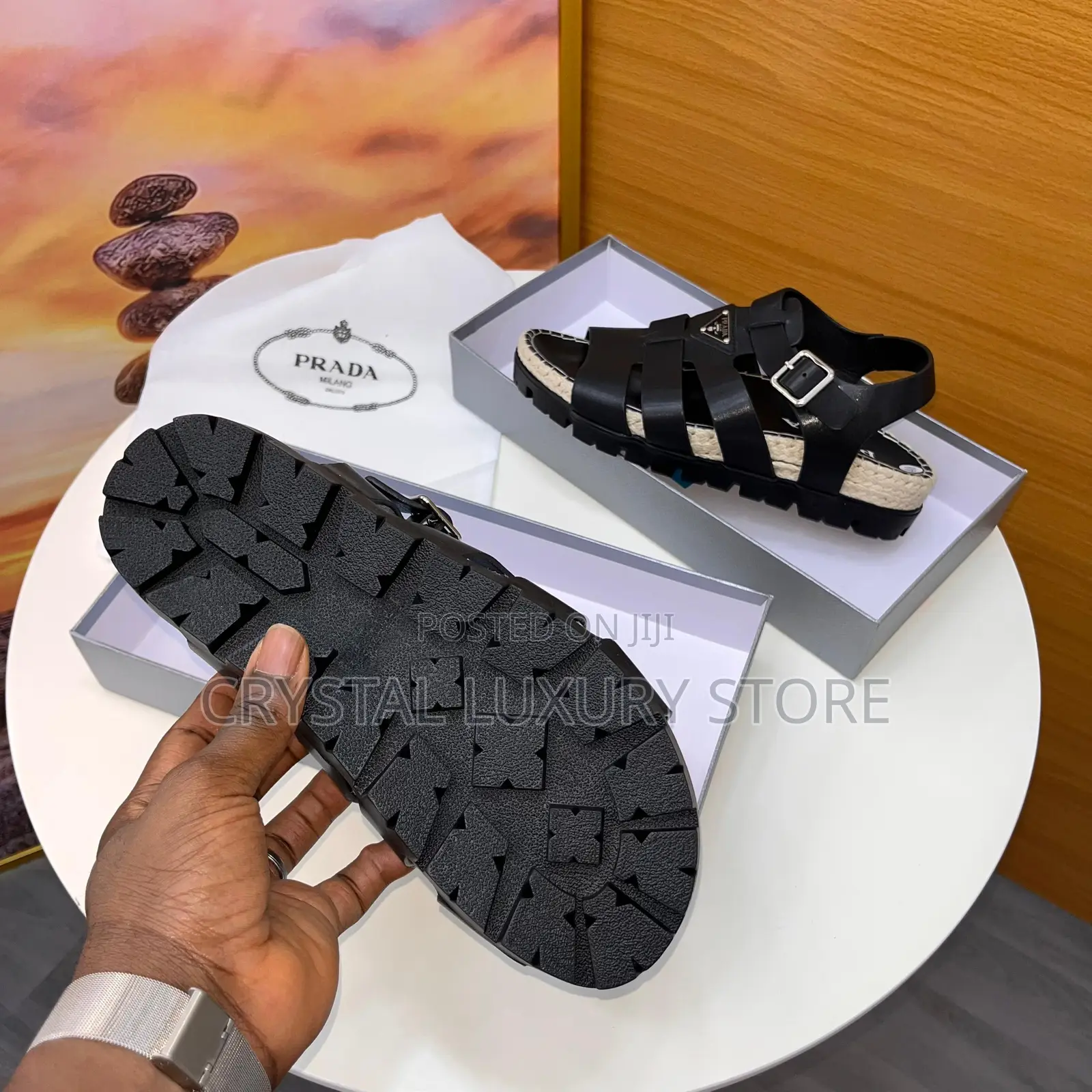 Prada Quality Luxury Men Sandals