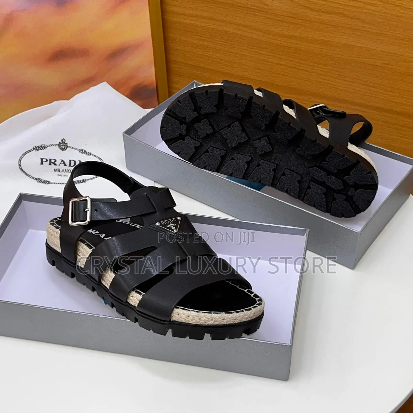 Prada Quality Luxury Men Sandals