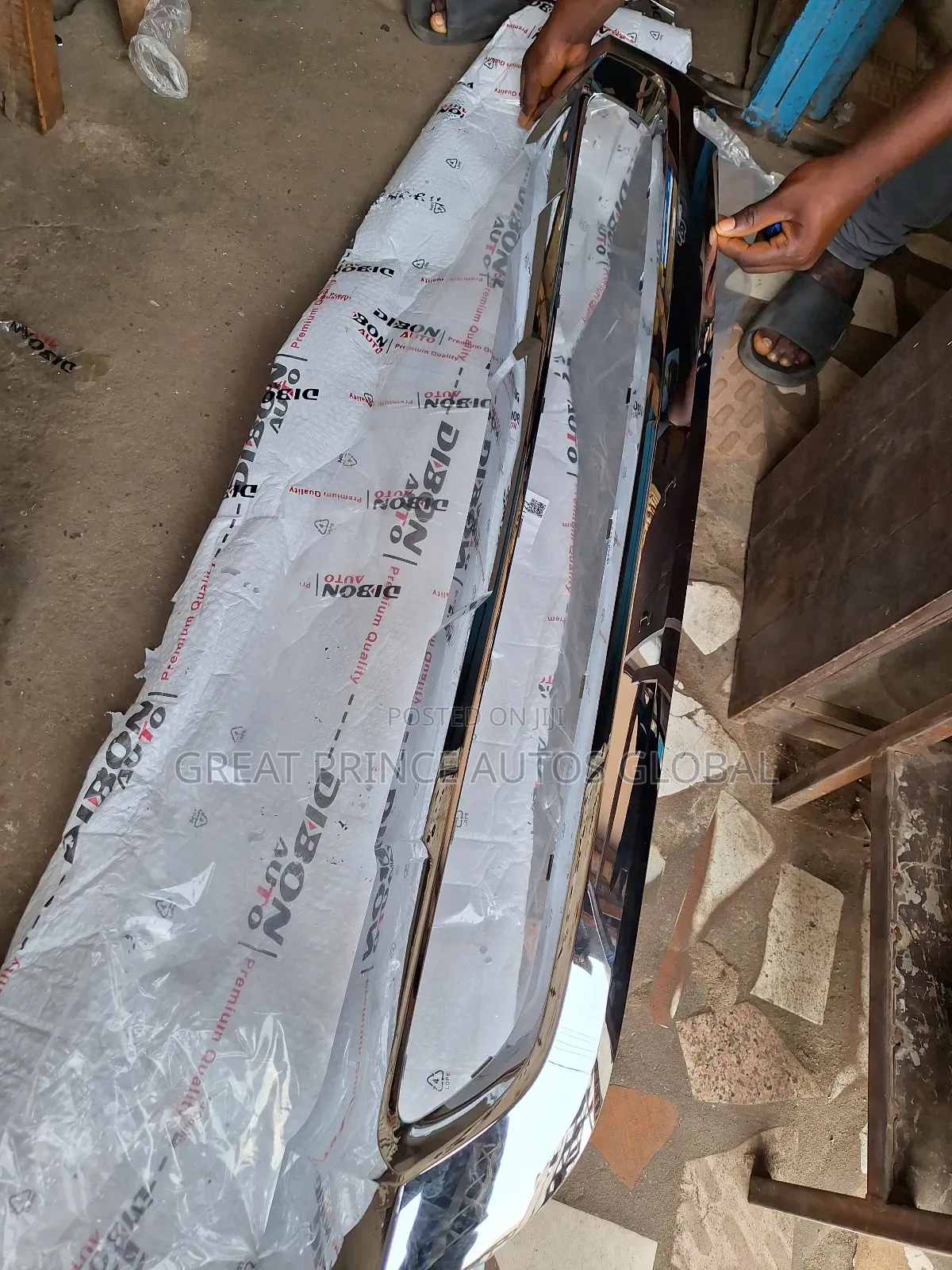 Front Bumper Chrome Gle 166