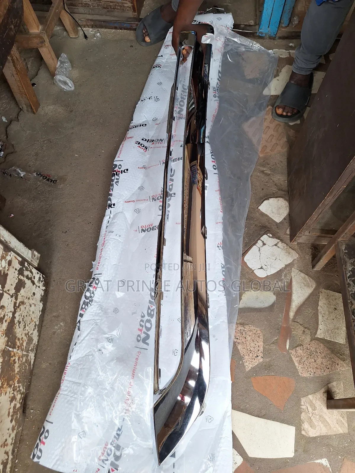 Front Bumper Chrome Gle 166