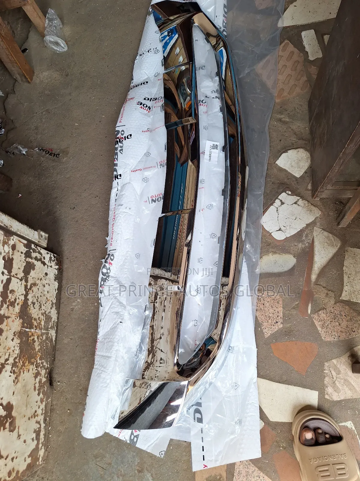 Front Bumper Chrome Gle 166