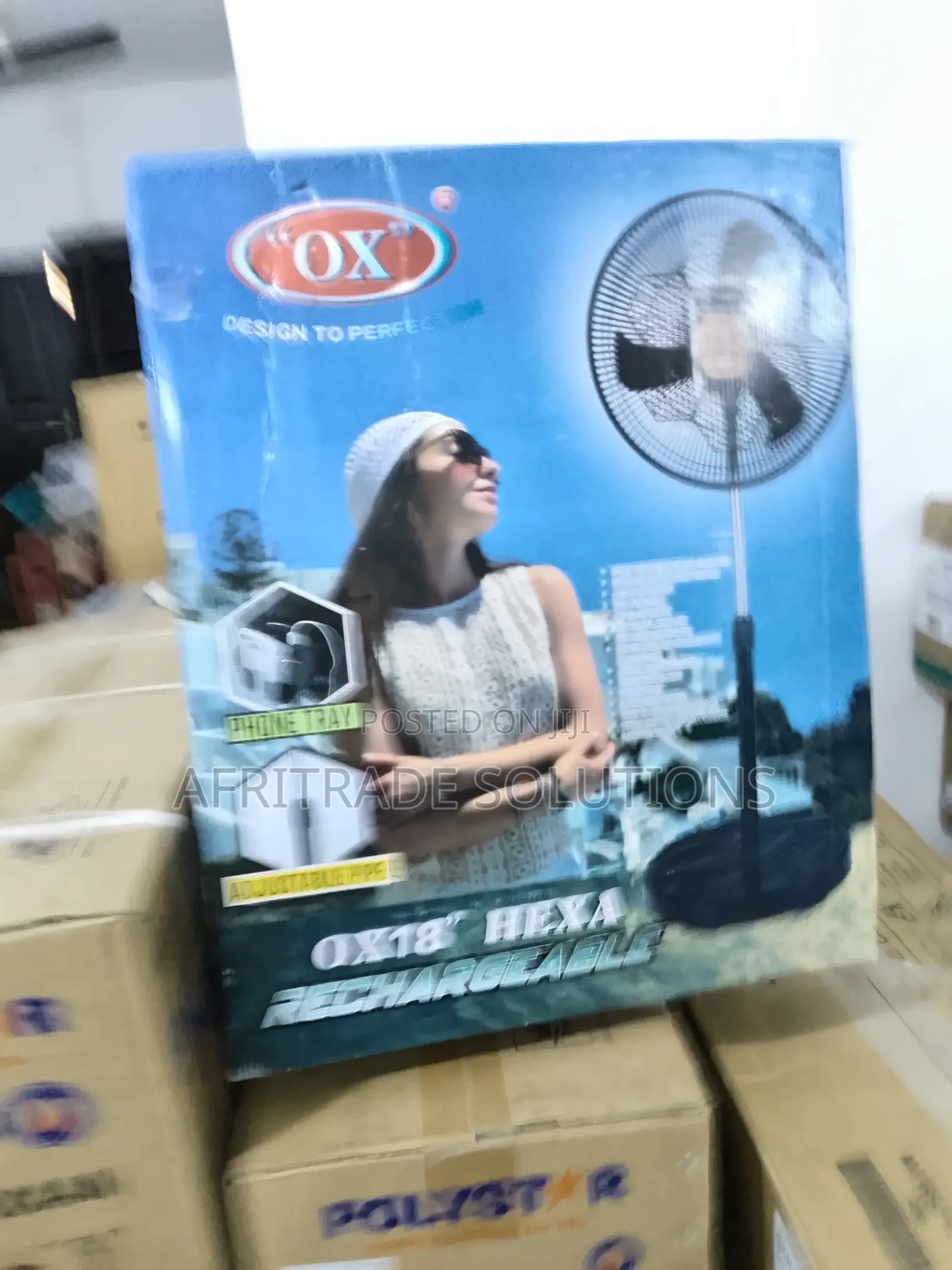 Power Freeze Rechargable Ox Fan