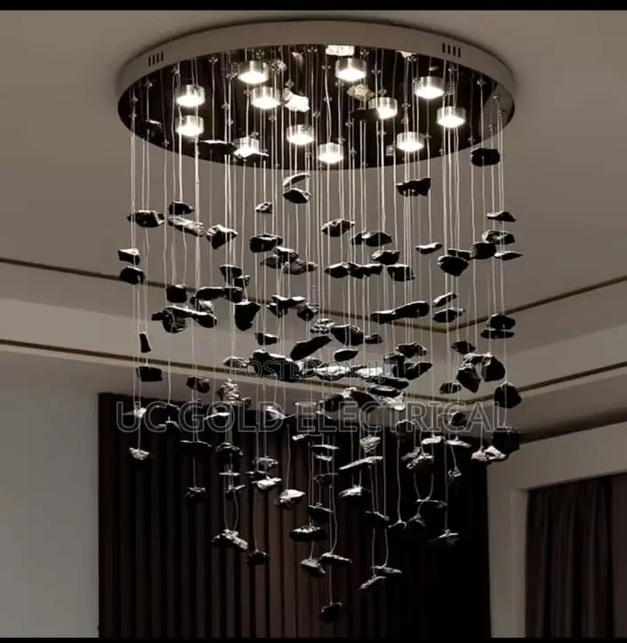 Luxury Stone Crystal Chandelier
