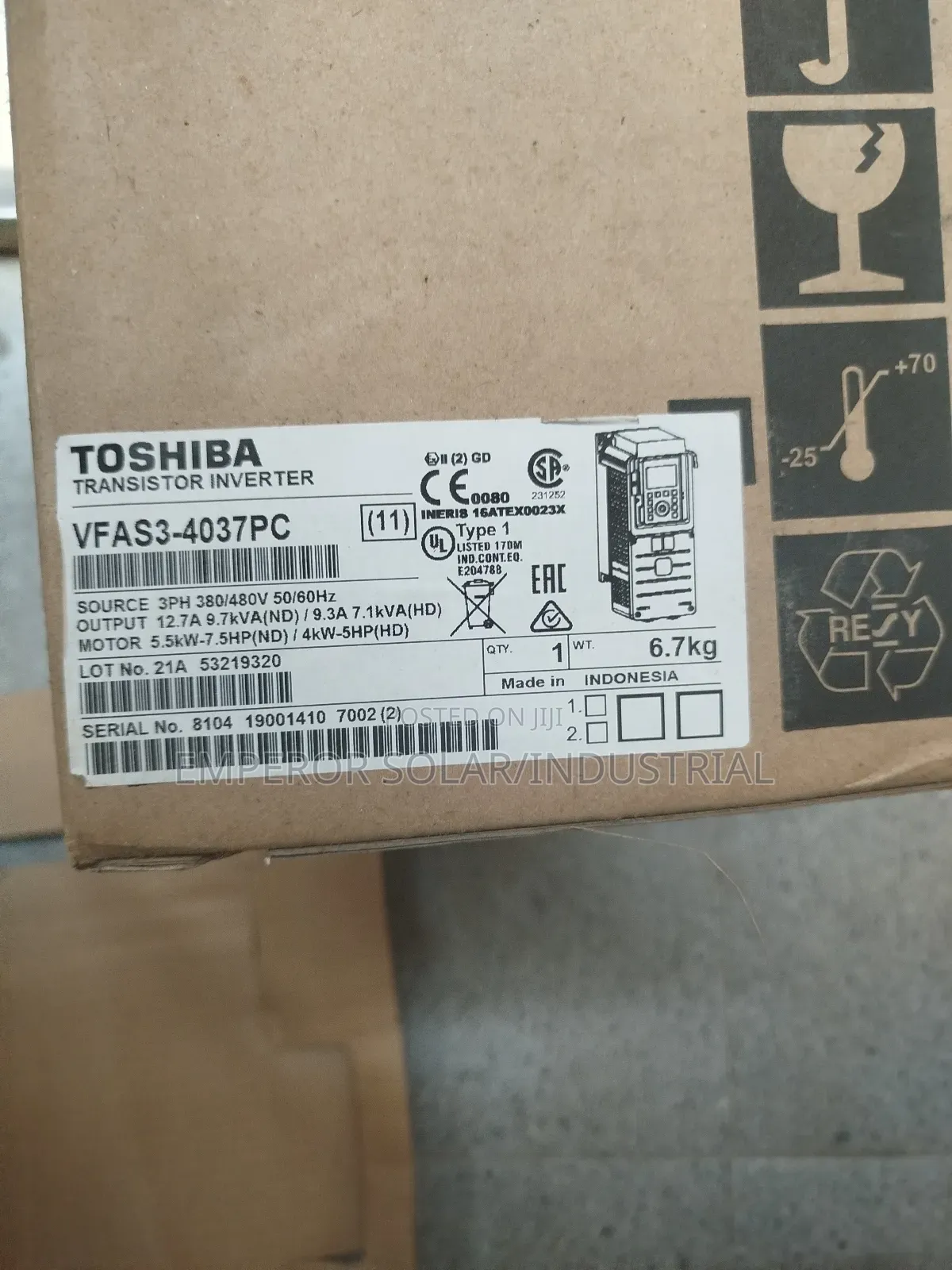 VFD Motor Drive 5.5kw