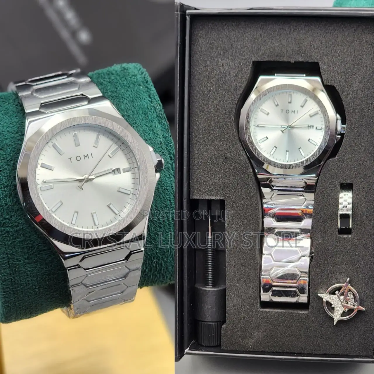 Tomi Quality Men Chain Strap Wristwatch