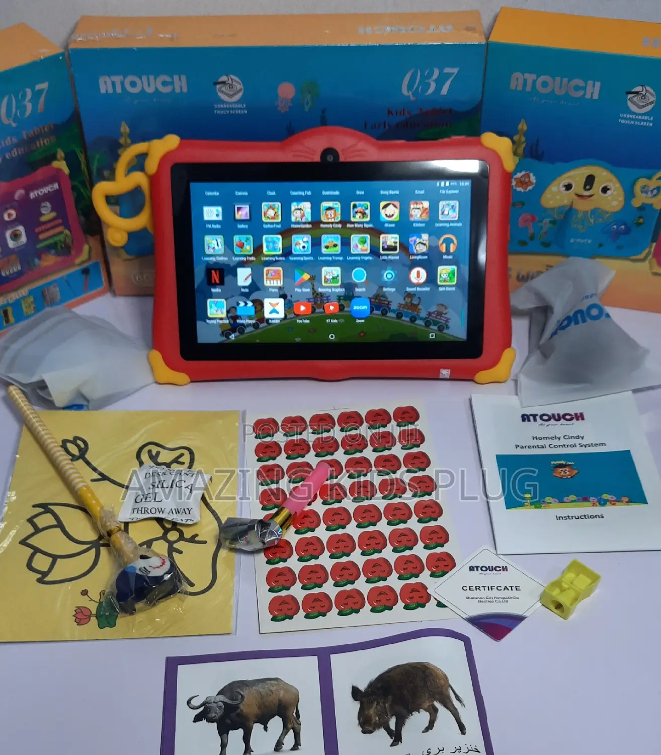 Atouch Q37 6gb 256gb Kids Tablet Early Education