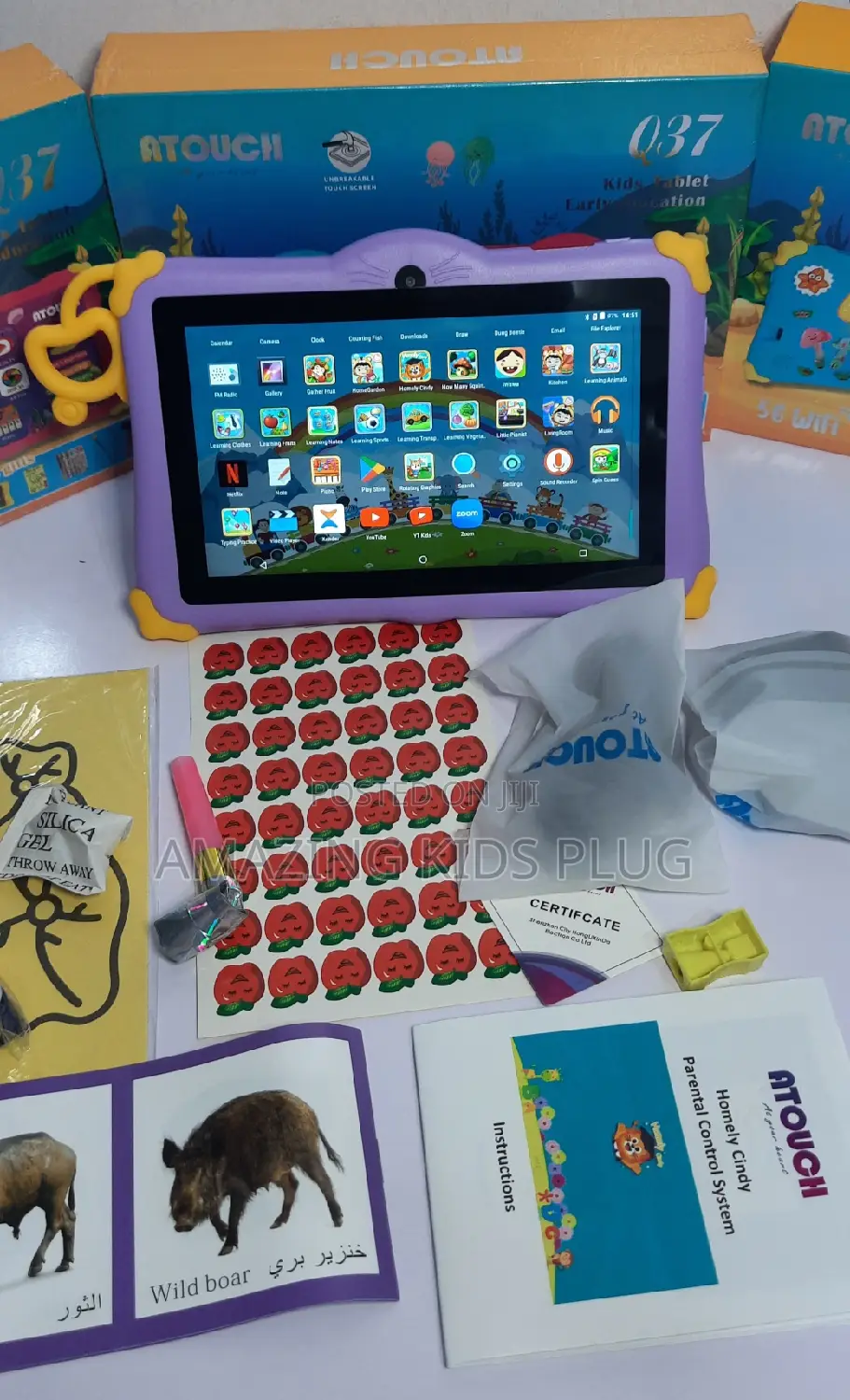 Atouch Q37 6gb 256gb Kids Tablet Early Education